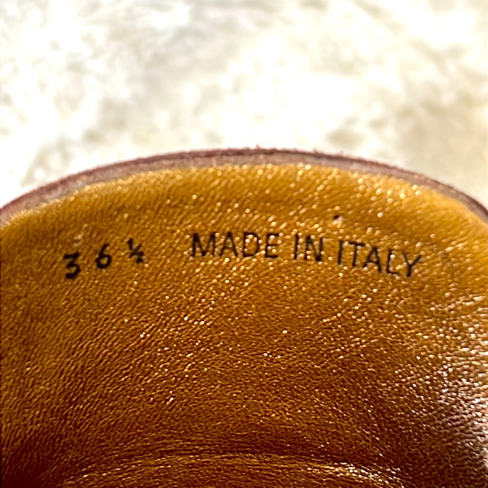 New PRADA Suede & Raffia Brown Mule - Picture 9 of 11